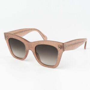 NEW Celine CL4004IN 74F CATHERINE Pink Gradient Brown Women Butterfly Sunglasses